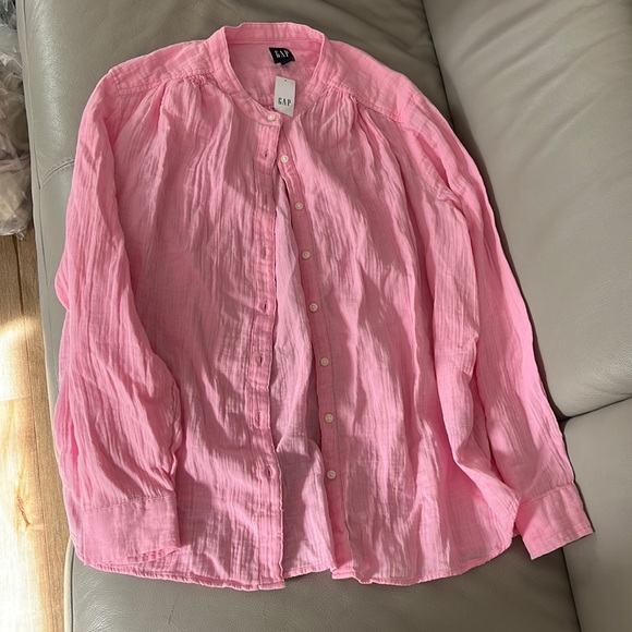 GAP Tops - GAP Crinkle Gauze Blouse size XXL NWT NEW